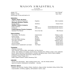 Professional Theatre Resume gratis en premium templates