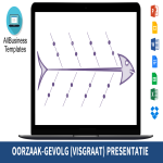Visgraatdiagram template gratis en premium templates