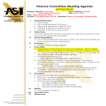 Finance Committee Meeting Agenda gratis en premium templates