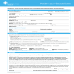 Hospital Admission Letter gratis en premium templates