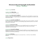 template topic preview image Simple Homeschool Schedule