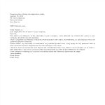 Letter Of Intent For Job Application gratis en premium templates