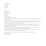 Medical Work Application Letter gratis en premium templates