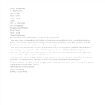 Medical Reason Resignation Letter gratis en premium templates