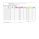 template topic preview image Weekly Employee Timesheet Spreadsheet Excel Template