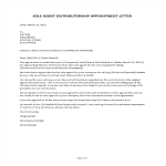 image Sole Dealership Appointment Letter
