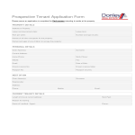 Prospective Tenant Application Form gratis en premium templates