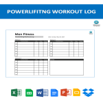 template topic preview image Powerlifting Workout Log