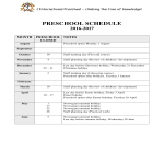 template topic preview image Preschool Schedule