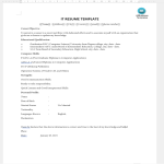 template preview imageSample IT Resume