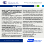 ESTA U.S.A. Fact Sheet gratis en premium templates