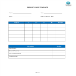 template topic preview image Report Card Template