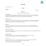 Junior Network Administrator Skills Resume gratis en premium templates