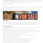 Real Estate Closing Agent Job Description gratis en premium templates