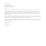 template topic preview image Part Time Work Resignation Letter