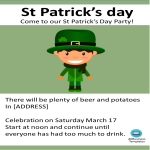 St Patricksday Event Invite gratis en premium templates