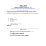 template topic preview image Mechanical Engineering Resume