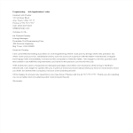 Engineering Job Application Letter gratis en premium templates