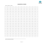 Isometric Graph Paper gratis en premium templates