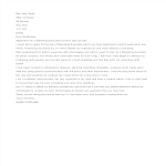 Job Application Letter For Marketing Executive gratis en premium templates