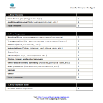 Home Budget Worksheet gratis en premium templates