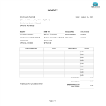 Free Printable Invoice gratis en premium templates