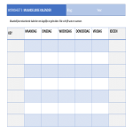 Jaarkalender planner gratis en premium templates