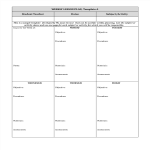 template topic preview image One Page Weekly Lesson Plan