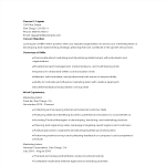 template topic preview image MBA Marketing Internship Resume
