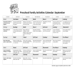 Preschool Educational Activity Calendar template gratis en premium templates