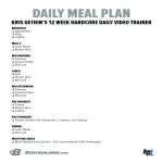 Daily Meal Plan Printable gratis en premium templates