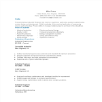 template topic preview image Industrial Engineering Resume Word