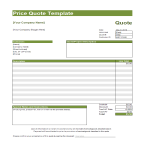 template preview imageQuote Template Excel Spreadsheet