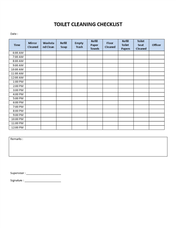 template topic preview image Public Restroom Cleaning Checklist