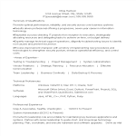 Experienced Resume Format For It Professionals gratis en premium templates