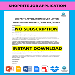 template topic preview image Shoprite job application