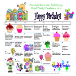 Family Birthday Calendar gratis en premium templates
