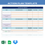 Action plan template gratis en premium templates
