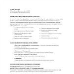 Entry Level Marketing Communications Resume gratis en premium templates