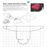 Paper Box with Rosette Flaps gratis en premium templates