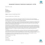 Employee Complaint Letter sample gratis en premium templates