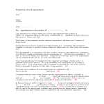 Hospital Appointment Letter gratis en premium templates