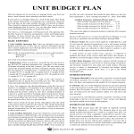 template topic preview image Unit Budget Plan