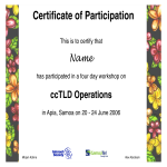 template topic preview image Workshop Participation Certificate