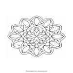 template topic preview image Simple Geometric Coloring Page