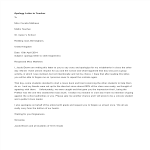 Letter of Apology to Teacher gratis en premium templates