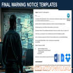 template preview imageSample Final Warning Letter For Poor Performance