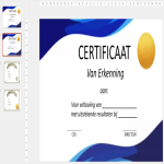 Certificaat van Erkenning Sjabloon gratis en premium templates