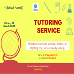 template topic preview image Tutoring Flyer