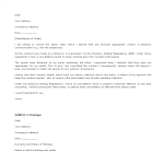 Formal Complaint Letter To Contractor gratis en premium templates